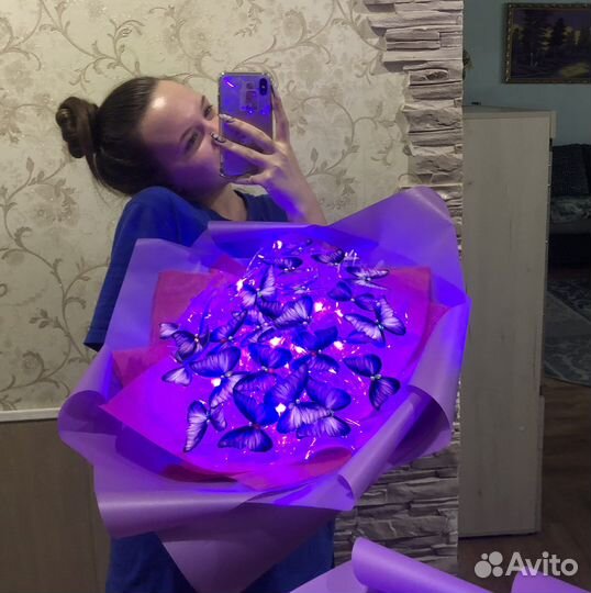 Букет из бабочек