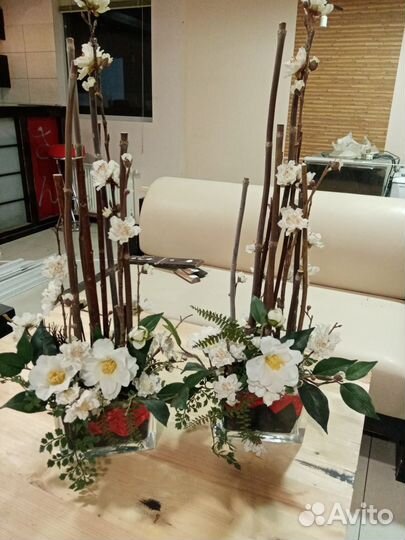 Цветочная композиция на стол