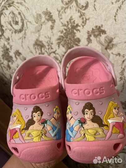 Crocs 6-7 сабо для девочки 23