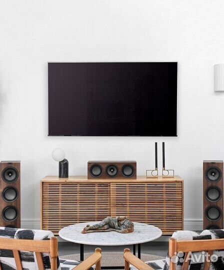 Акустика центрального канала KEF Q250C walnut (SP4