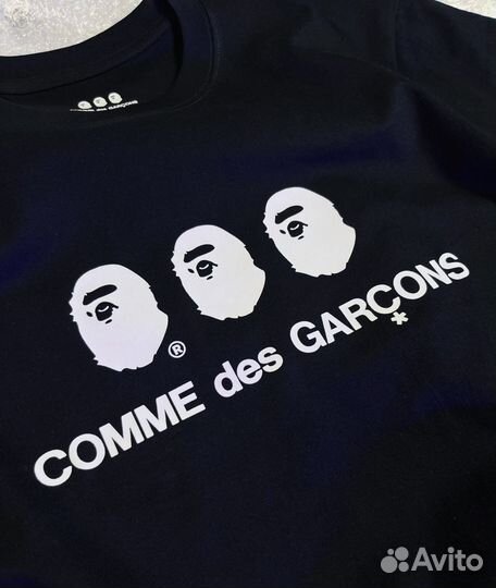 Футболка bape cdg