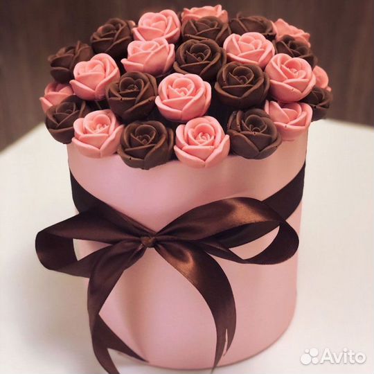 Шоколадные розы/набор шоколадных конфет