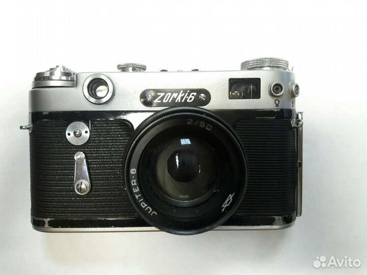 Плёночный фотоаппарат Zorki-6 объектив Jupiter-8 2