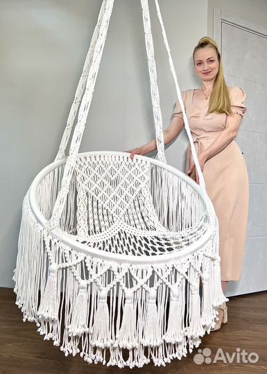 Видео инструкция по плетению подвесной качели