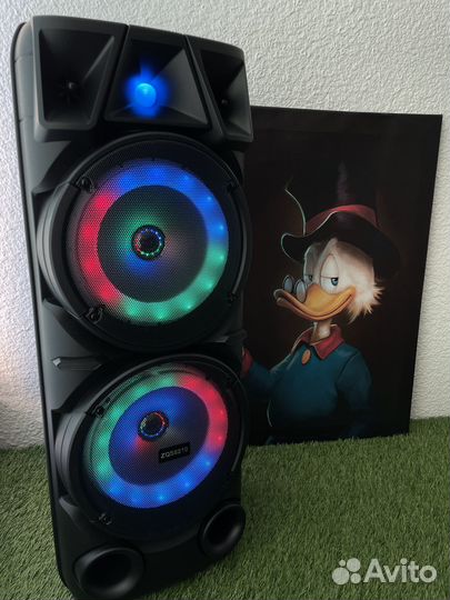 Большая блютуз портативная колонка напольная