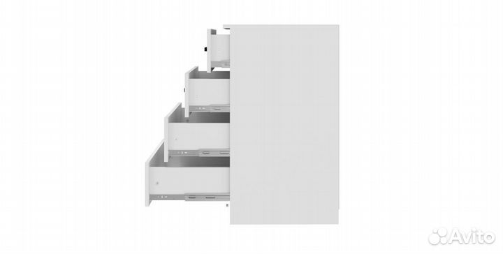 Комод белый Фьюжн