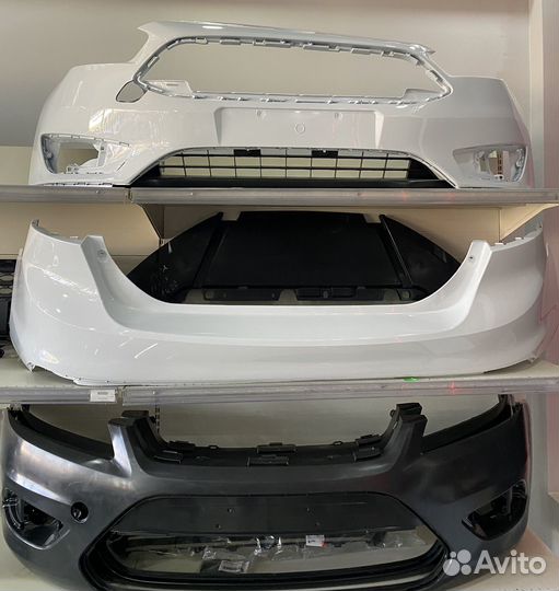 Бампер форд фокус 3 14 -19 г рестайлинг