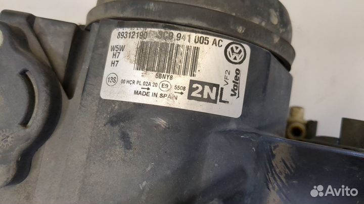 Фара (передняя) Volkswagen Passat 6, 2009