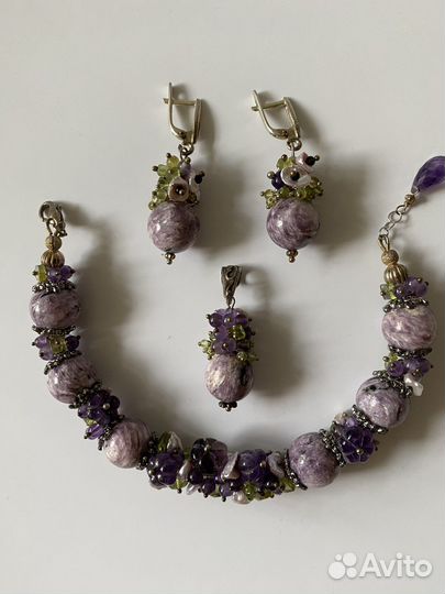 Комплект с чароитом