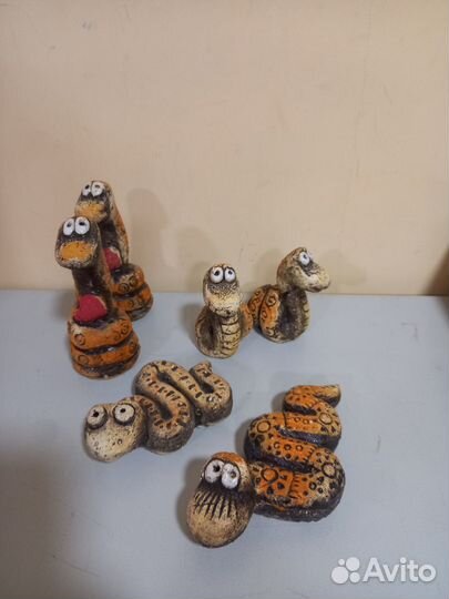 Змеи керамика