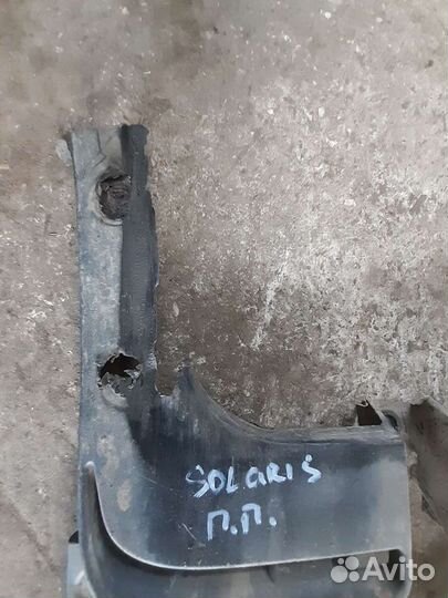 Брызговики Hyundai Solaris 2013