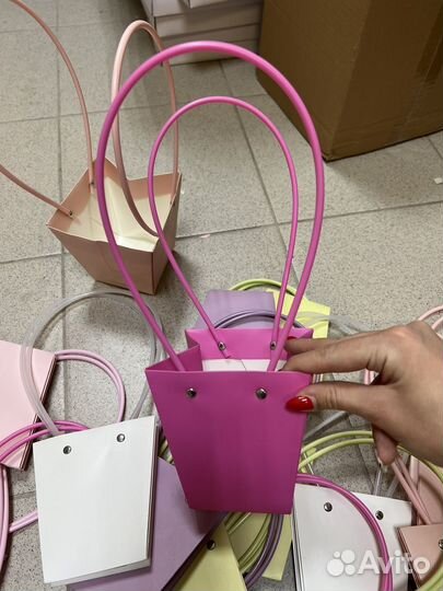 Подарочный пакет, сумочка для цветов, трапеция