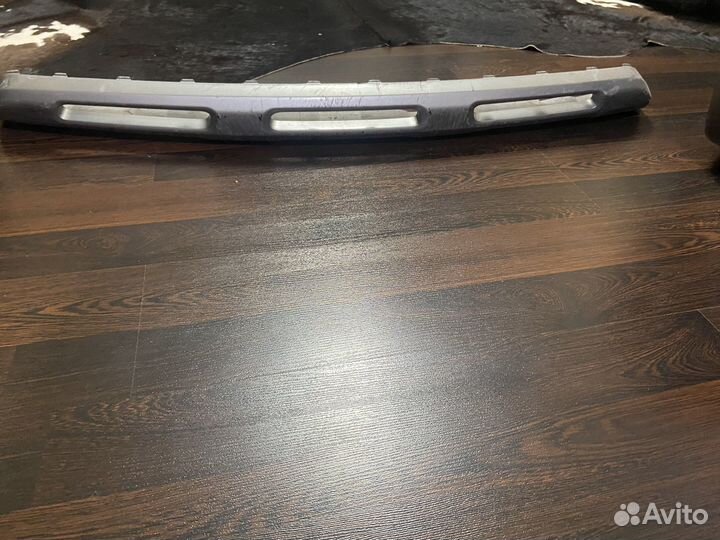 Губа на бампер kia rio