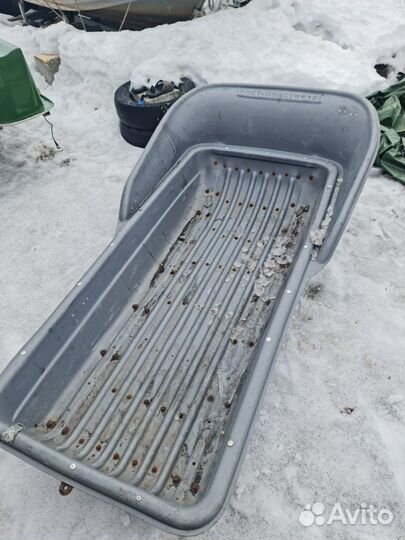 Сани для снегохода бьюско класика 180 с отбойником