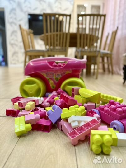 Конструктор mega bloks с тележкой