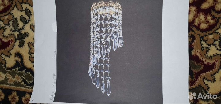 Люстра хрустальная чехия