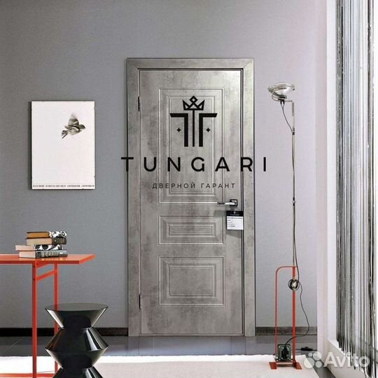 Межкомнатная дверь Марсель 69 бетон светлый