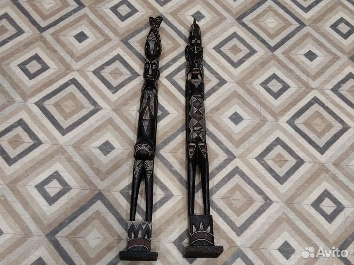 Статуи Африка (дерево) 1метр