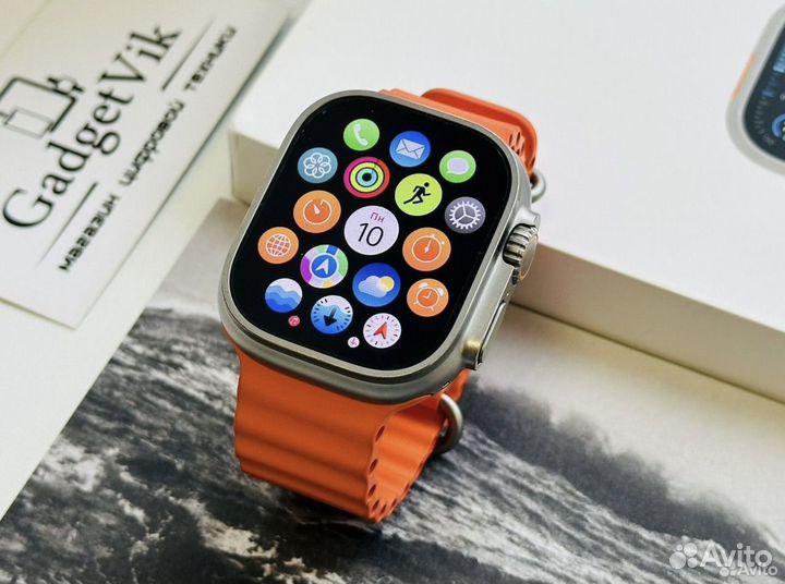 Apple Watch Ultra 2 49mm Orange Ocean Band