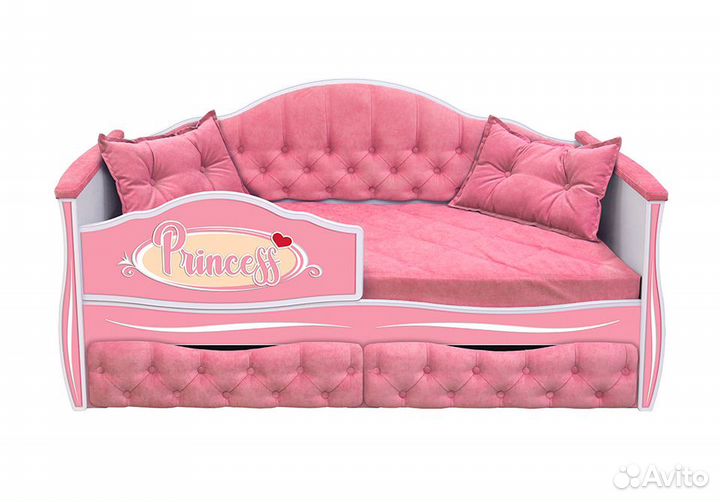 Детская кровать принцессы Иллюзия для девочки