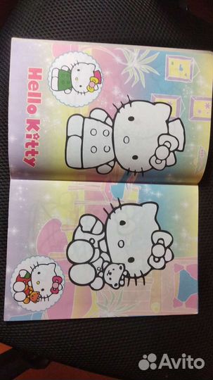 Раскраска Hello Kitty