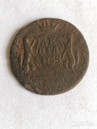 Денга 1768, 1769, 1767, 1770 км Сибирская монета