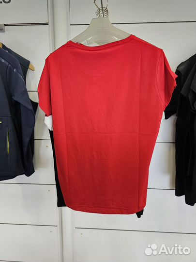 Женская футболка mini wing logo красная