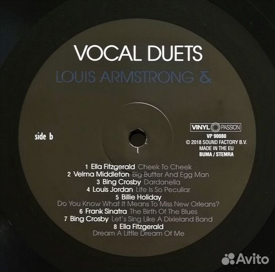 Виниловая пластинка Louis Armstrong - Vocal Duets