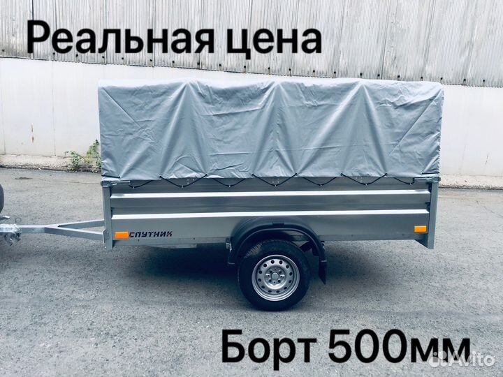 Прицеп 2540х1300 оцинкованный с тентом