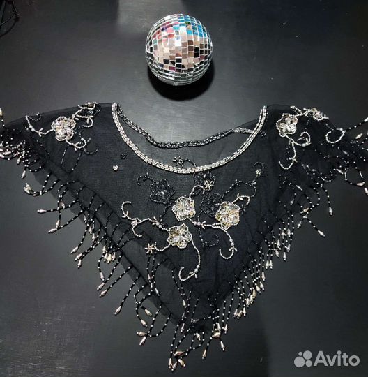 Воротник съемный с вышивкой