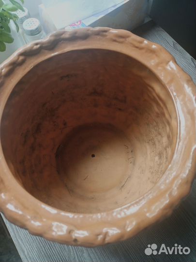 Горшок для цветов керамика большой h20