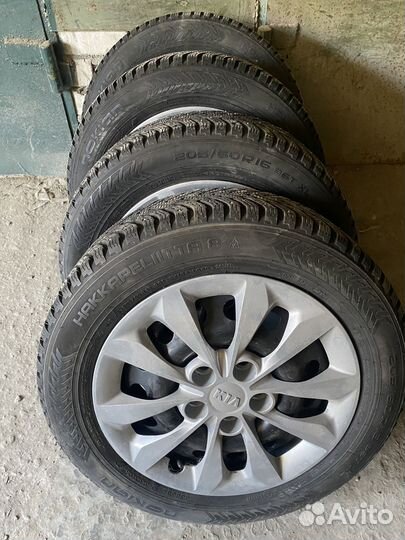 Колёса 205/60/16 Nokian Hakka 8., 5x114.3