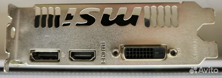 Видеокарта MSI GF GTX 1050 2G OC