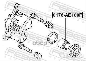 Поршень суппорта торм.переднего 0176AE100F Febest