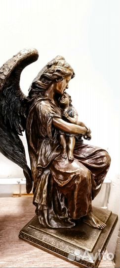 Статуэтка Ангел Хранитель под бронзу