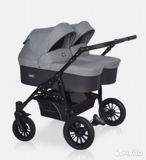 Коляска 2 в 1 riko saxo 2 для двойни