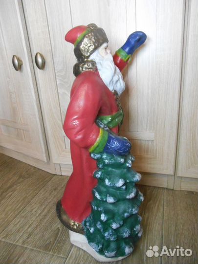 Дед Мороз 39 см. гипс гипсовый