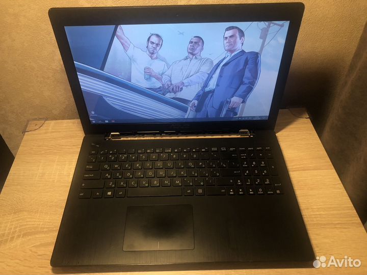 Офисный ноутбук Asus n2840/4GB/SSD120