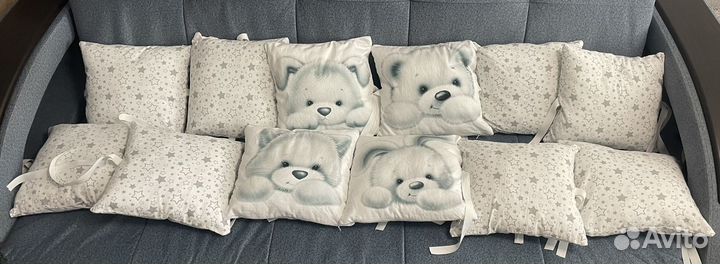 Бортики в детскую кроватку