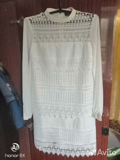 Белое вечернее платье 44 46