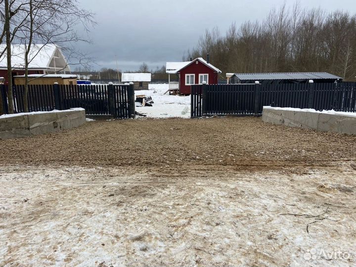 Заезд на участок парковка фундамент под ключ