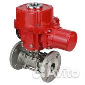 Кран шаровой DN.ru BV3232P(3pc) -FP-F-ISO-H Ду100 Ру16 трехсоставный из нержавеющей стали SS316, фла