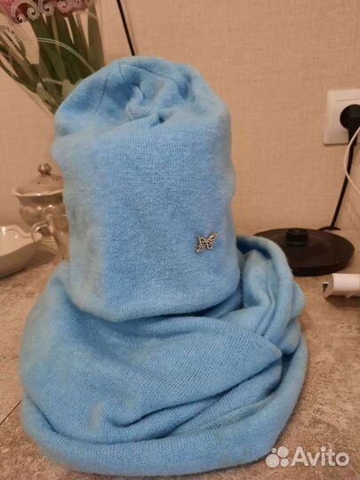 Комплект шапка и снуд