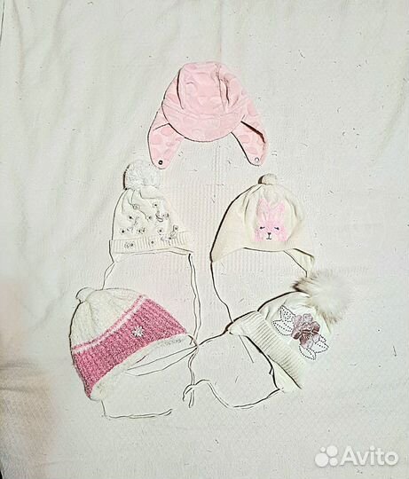 Шапочки для новорожденных