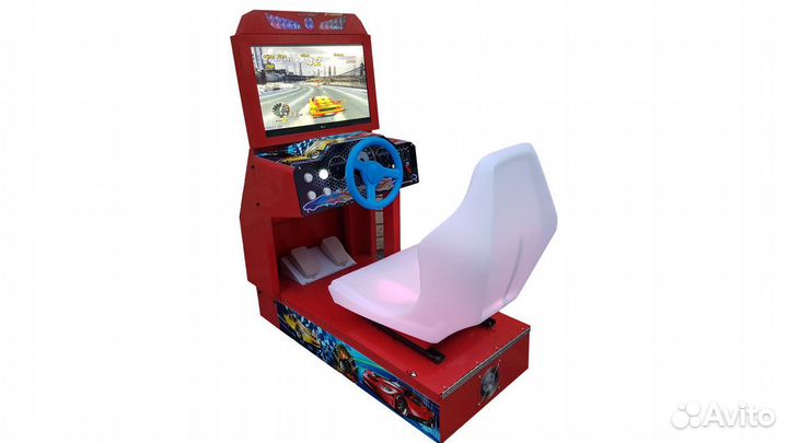 Автосимулятор аттракцион, игровой автомат гонки