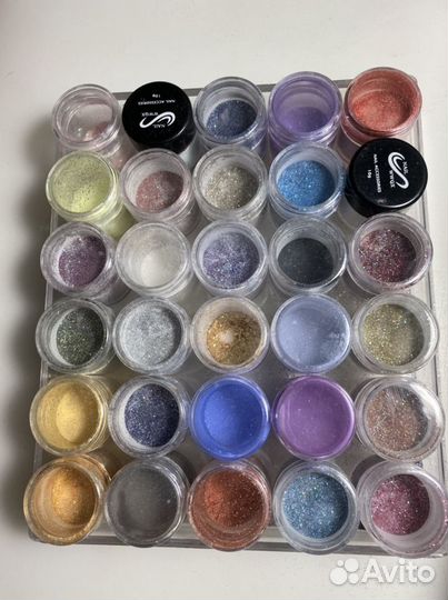 Акриловая пудра для наращивания ногтей