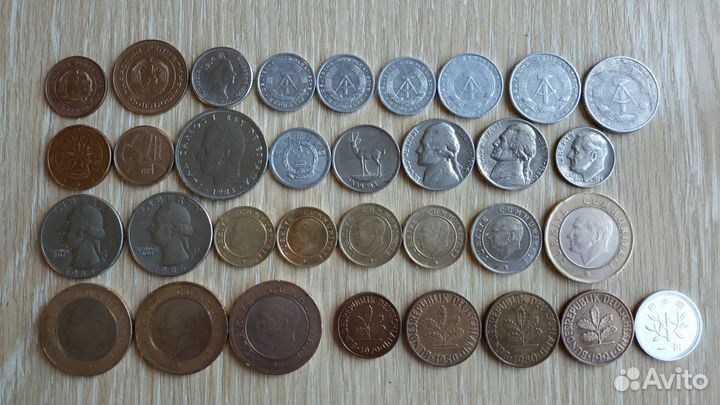 Монеты иностранные, обмен