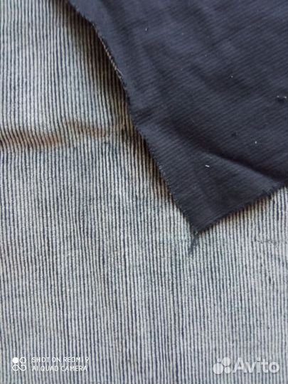 Отрез ткани вельвет СССР