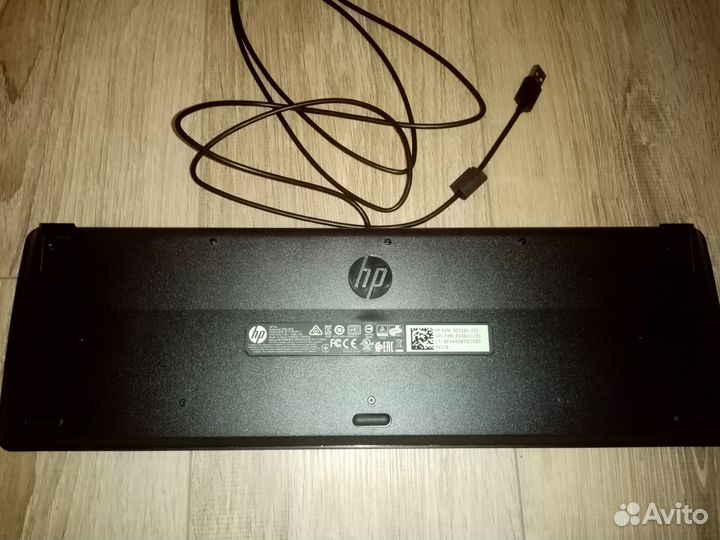 Клавиатура комп. HP проводная Keyboard kbar211 USB