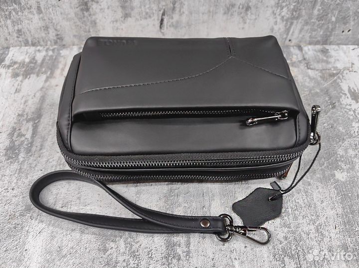 Клатч барсетка мужской, воловья кожа